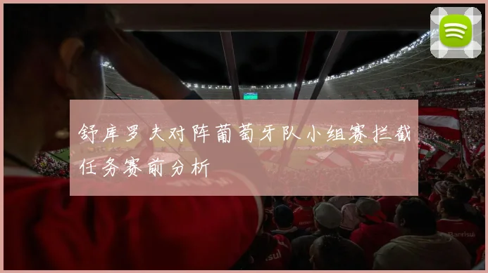 舒库罗夫对阵葡萄牙队小组赛拦截任务赛前分析